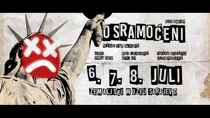 Predstava „Osramoćeni“ početkom i krajem jula u botaničkoj bašti Zemaljskog muzeja BiH